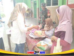Babinsa Kelurahan Rembang Dampingi Kegiatan Penimbangan Balita Bersama Kader Posyandu