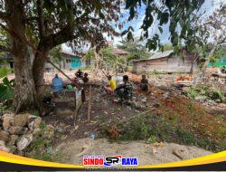 Babinsa Koramil Muara Uya–Jaro Dampingi Percepatan Pembangunan KDKMP di Desa Teratau