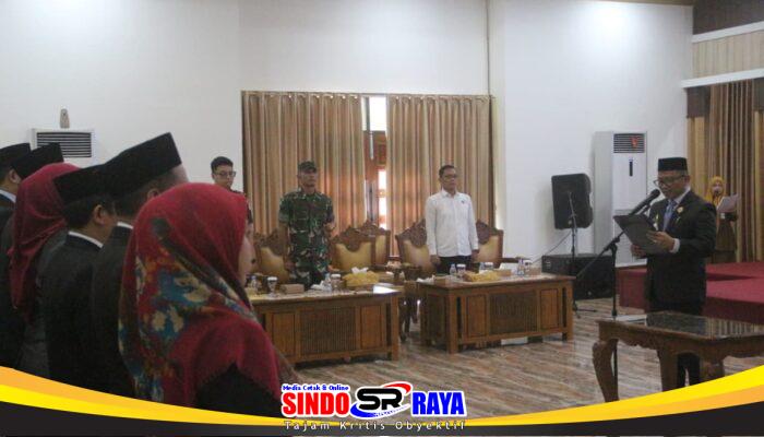 Pelantikan Pejabat Pemkab Tabalong, Dandim 1008 Tegaskan Dukungan TNI