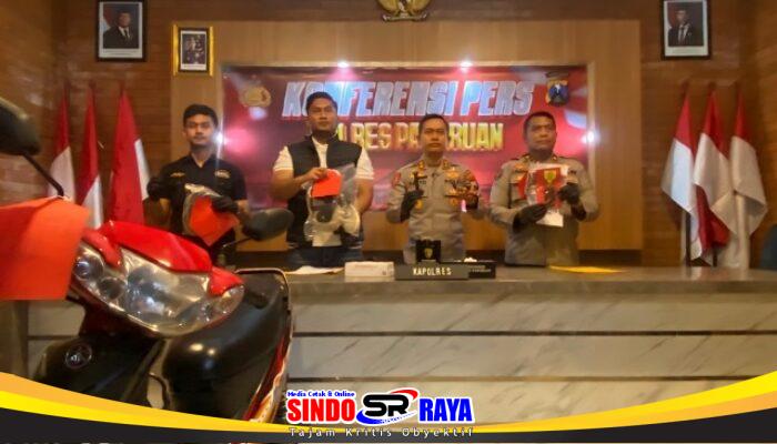 Polres Pasuruan Ungkap Curat Motor di Pandaan, Dua Tersangka Terlibat 17 TKP