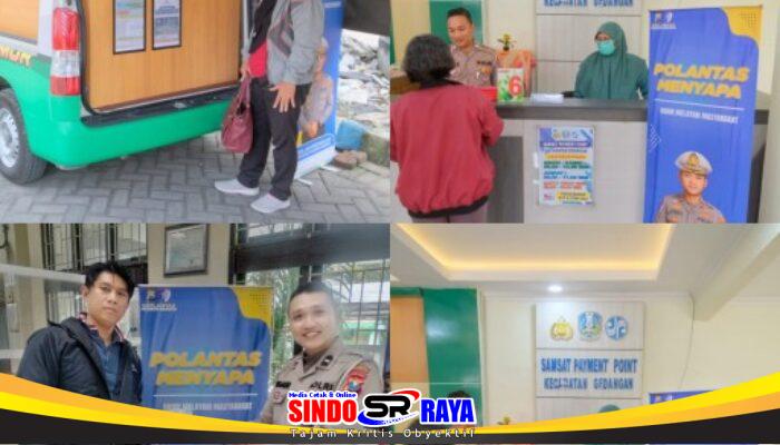 Polantas Menyapa Satlantas Polresta Sidoarjo Hadirkan Samsat Keliling Layanan Pajak Kini Lebih Dekat, Cepat, dan Bersahabat
