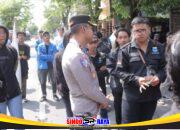 Polres Lamongan Berikan Pelayanan Humanis, Aksi Unjuk Rasa PC PMII di DPRD Kondusif