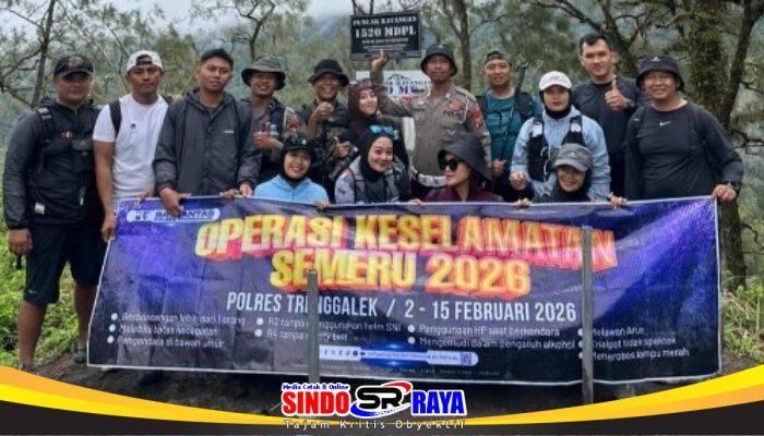 Polres Trenggalek Kampanyekan Operasi Keselamatan Semeru 2026 Dengan ‘Muncak Bareng’