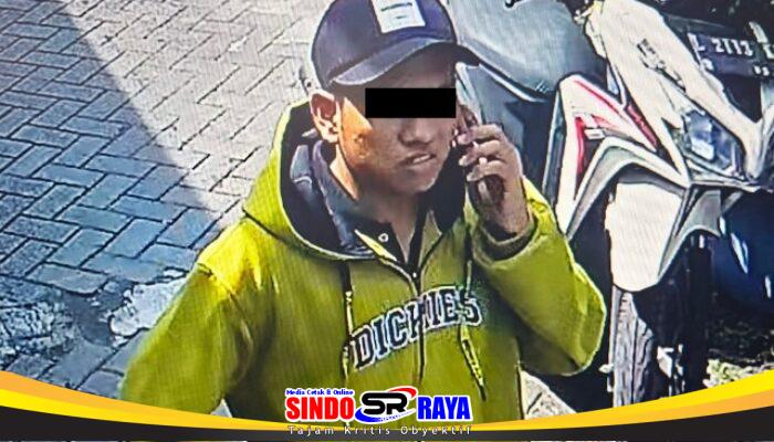 Aksi Curanmor Terekam CCTV di Simolawang Surabaya, Pelaku Nekat Beraksi Siang Hari 