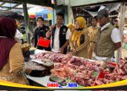 Satgas Saber Polres Bojonegoro Bersama TPID Sidak Harga Sembako Jelang Ramadhan