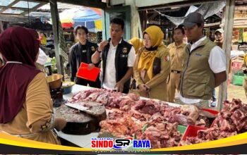 Satgas Saber Polres Bojonegoro Bersama TPID Sidak Harga Sembako Jelang Ramadhan