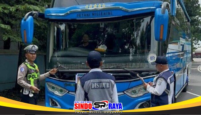 Operasi Keselamatan Semeru 2026, Polres Mojokerto Kota Pastikan Kelaikan Angkutan Umum