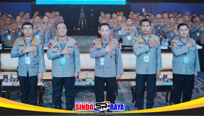 Beri Arahan di Rapim Polri, Kapolri Tegaskan Dukung-Kawal Penuh Program Pemerintah