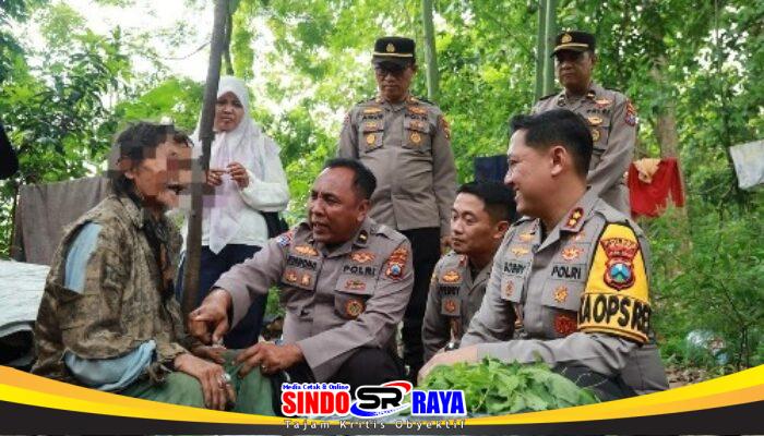 Polri Peduli : Polres Jember Evakuasi Kakek Tuna Wisma dari Hutan Jubung