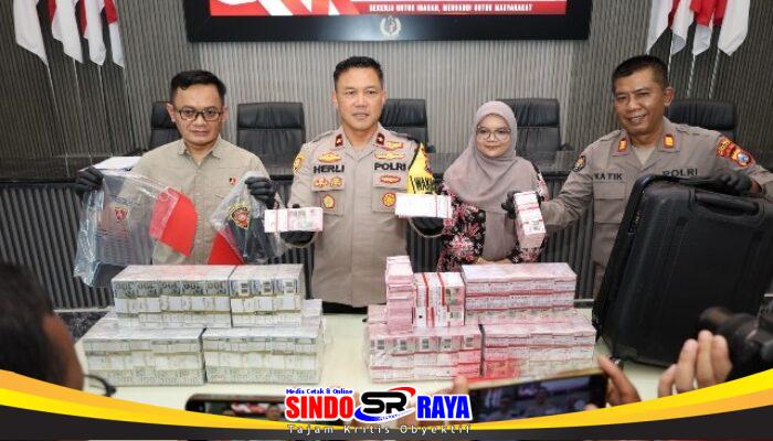 Polres Trenggalek Amankan 2 Tersangka Penipuan Modus Pencairan Dana Rp150 juta