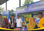 Sinergi Polres Ngawi Dengan Pemkab Beri Pendampingan Operasi Pasar Murah