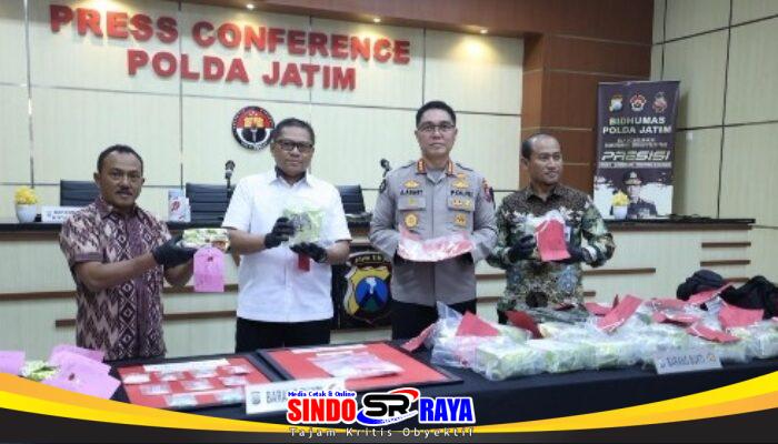 Polda Jatim Bongkar 2 Kasus Narkoba, Total 33,374 Kg Sabu Disita Satu Kurir Ditangkap