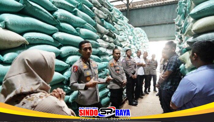Kapolres Ponorogo Pastikan Keamanan dan Ketersediaan Pangan di Gudang Bulog Cukup