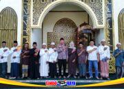 Kapolsek Sempol AKP Nisin S.H saat melaksanakan Safari Jumat bersama jamaah Masjid At-Taqwa Ijen Bondowoso.
