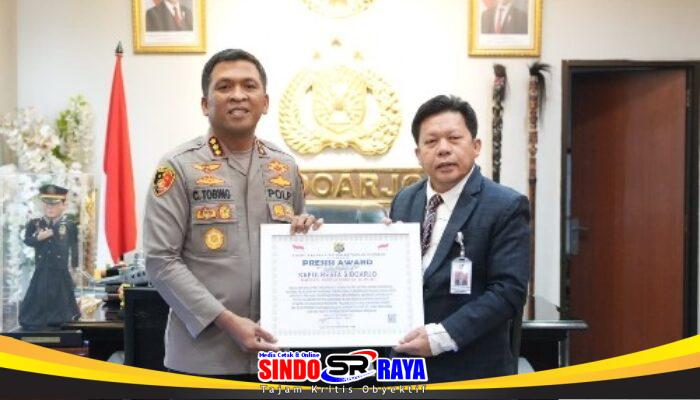 Polresta Sidoarjo Raih Presisi Award dari Lemkapi