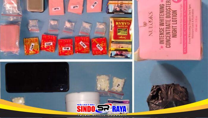Satresnarkoba Polres Nganjuk Bekuk Pengedar Sabu dan 971 Pil LL di Bagor
