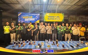 Polres Blitar Kota Gelar Sahur Bersama Komunitas Ojol