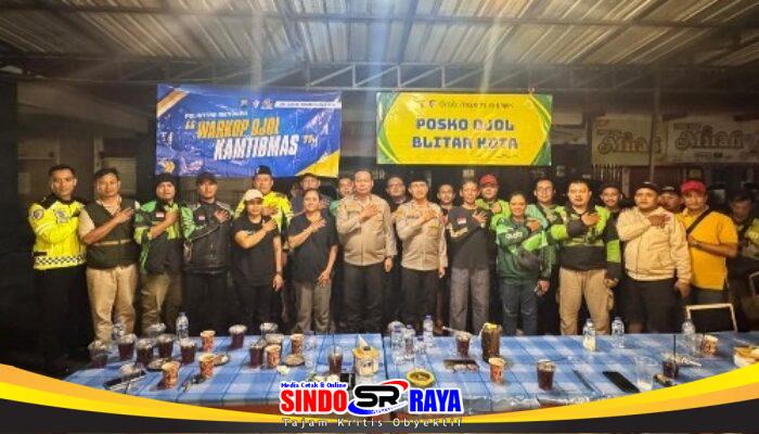 Polres Blitar Kota Gelar Sahur Bersama Komunitas Ojol