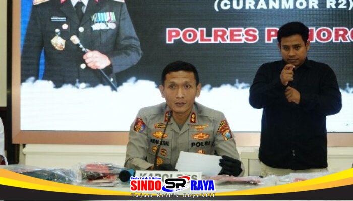 Polres Ponorogo Amankan Pasutri Tersangka Curanmor