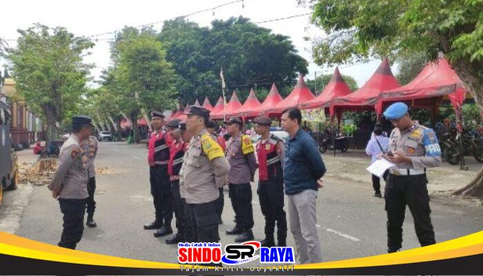 Kapolres Nganjuk Pastikan Pengamanan Maksimal Saat Kunjungan Menteri Sosial di Pendopo