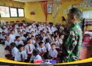 Babinsa 1002-06/Barabai Tanamkan Sikap Anti Bullying di SDN 1 Awang Besar