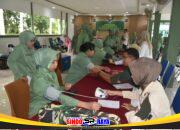 Persit Cabang XXV Kodim 1002 Gelar Donor Darah, Kumpulkan 50 Kantong untuk RSUD Damanhuri