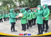 Persit KCK Cabang XXV Dim 1002 Gelar Lomba Permainan Tradisional Sambut HUT ke-80 Persit