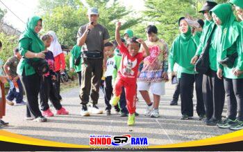 Persit Kodim 1009/Tanah Laut Gelar Lomba Olahraga Tradisional Banjar, Dandim: Lestarikan Budaya dan Pererat Kebersamaan
