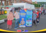 Kanit Regident Samsat Sidoarjo kota Permudah Masyarakat Bayar Pajak Kendaraan, Hadir di Car Free Day (CFD) Samsat Keliling