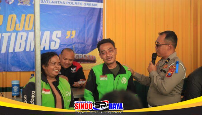 Polres Gresik Rangkul Ojol Lewat Ngopi Bareng Operasi Keselamatan Semeru 2026