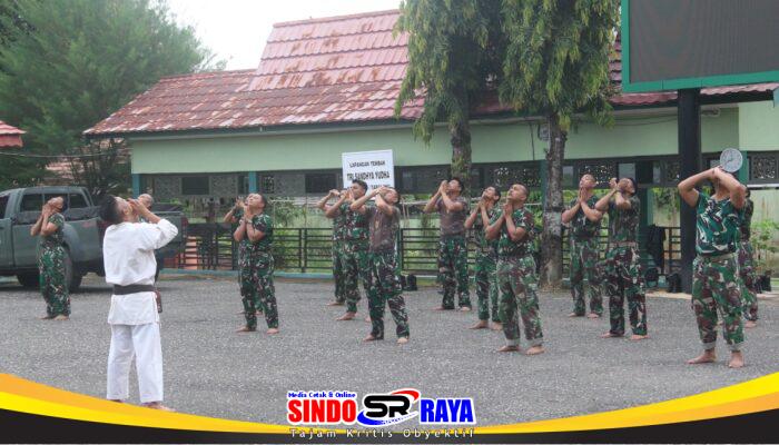 Wujudkan Prajurit Tangguh, Kodim 1008/Tabalong Optimalkan Latihan Karate