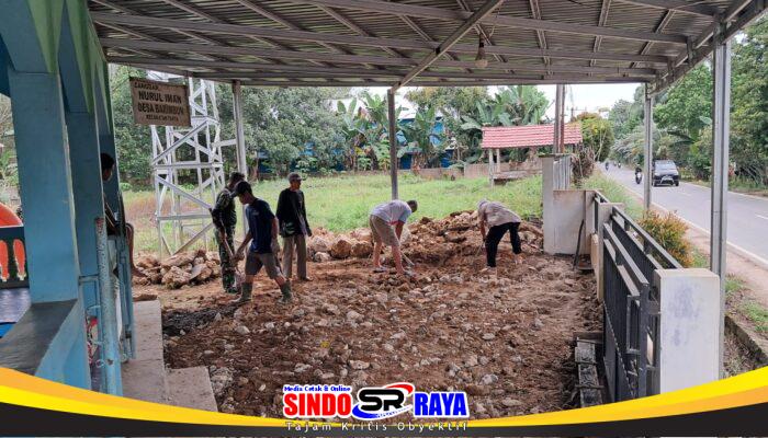 TMMD Ke-127 Kodim 1008/Tabalong Rehab Langgar Nurul Iman, Wujud Kepedulian TNI untuk Kenyamanan Ibadah Warga