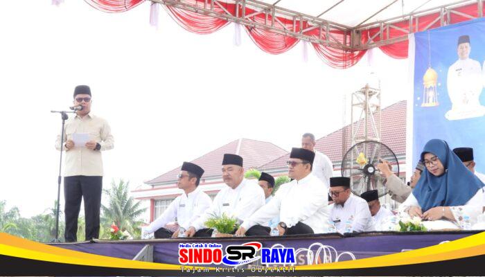 Pasi Log Kodim 1208/Sambas Hadiri Pawai Ta’ruf dan Festival Tajuk Telur Jelang Ramadhan