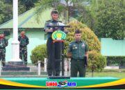 Kodim 1009/TLA Gelar Upacara, Kasdim Bacakan Amanat Kepala Staf Angkatan Darat