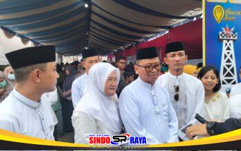 Meriah, Pembukaan Pasar Ramadhan 1447 H di Taman Kota Tanjung Dihadiri Dandim dan Ketua Persit