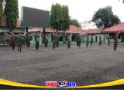 Tingkatkan Profesionalisme Prajurit, Kodim 1008/Tabalong Rutin Latihan Pencak Silat Militer