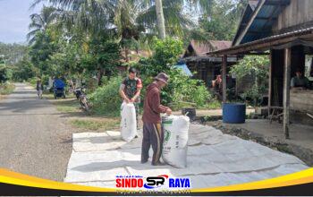 Babinsa Koramil 1002-01/BAS Hadir di Tengah Petani Desa Labuhan