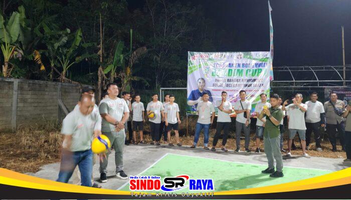 Turnamen Bola Voli Dandim Cup I Tahun 2026 Resmi Dibuka di Batang Alai Utara