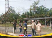 Pasiter Kodim 1208/Sambas Tinjau Pembangunan KDKMP Desa Santaban Sajingan Besar