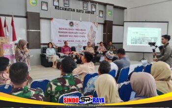 Personel Kodim 1009/Tla Hadiri Sosialisasi Program Makanan Bergizi Gratis oleh Badan Gizi Nasional