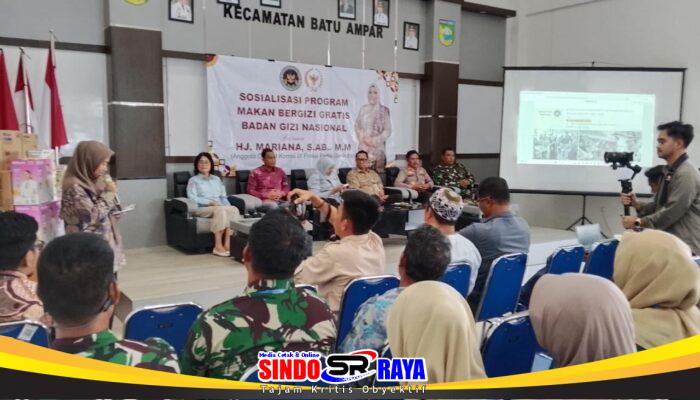 Personel Kodim 1009/Tla Hadiri Sosialisasi Program Makanan Bergizi Gratis oleh Badan Gizi Nasional
