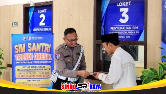 Polres Gresik Buka Layanan Khusus SIM Santri Trendi Selama Ramadan