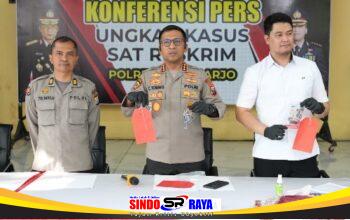 Polresta Sidoarjo Amankan Komplotan Pencurian Brankas Lintas Provinsi
