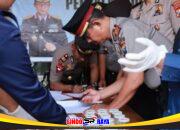 Wujudkan Zero Narkoba Polres Jember Test Urine Mendadak Bagi Para Perwira