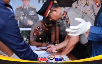 Wujudkan Zero Narkoba Polres Jember Test Urine Mendadak Bagi Para Perwira