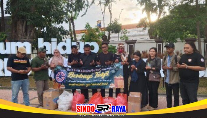 Berbagi Itu Indah, Media Berita Cakrawala Gelar Bagi Takjil dan Berbuka Bersama