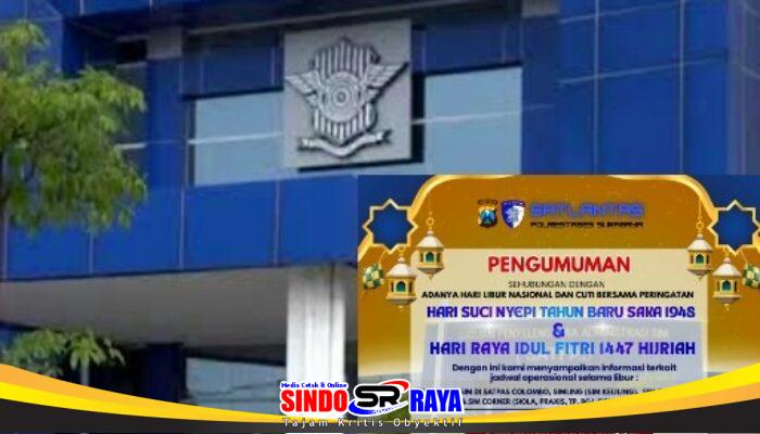 Jadwal Libur SIM Colombo Surabaya Maret 2026: Simak Ketentuan Dispensasinya!