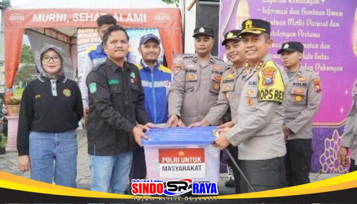 Kapolres Pasuruan Tinjau Pos Pelayanan Rest Area 66, Pastikan Kesiapan Mudik Lebaran Maksimal