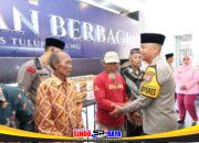 Ramadhan Berbagi : Polres Tulungagung Salurkan Bantuan Sembako Untuk Penggali Kubur dan Bilal Jenazah