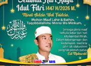 Ucapan Idulfitri 1447 H Samsul Arifin Pimpinan Redaksi Sindoraya.com di malam takbiran